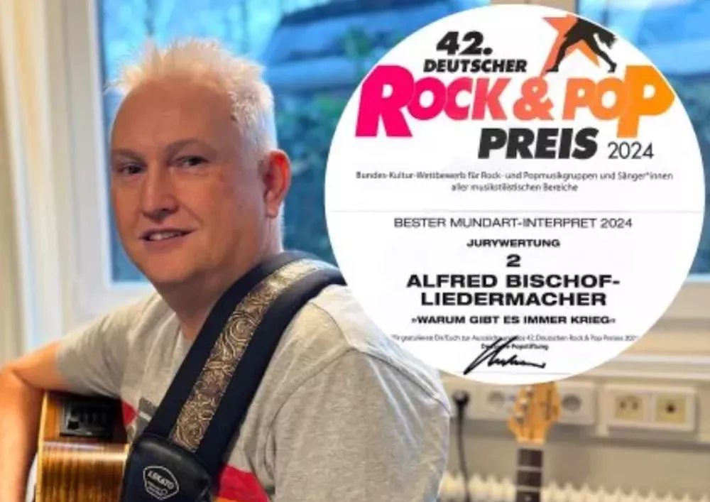 deutscher Rock und Pop Preis 2024, Alfred Bischof, dialek, Musiker in Vorarlberg, Mundart