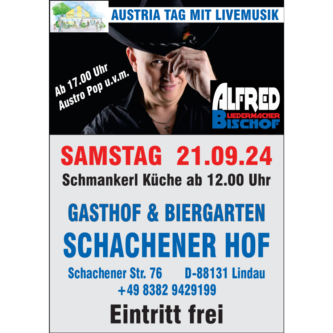 Alfred Bischof-Liedermacher + Percussion live im Gasthof Adler /Steakhaus OX fifty four